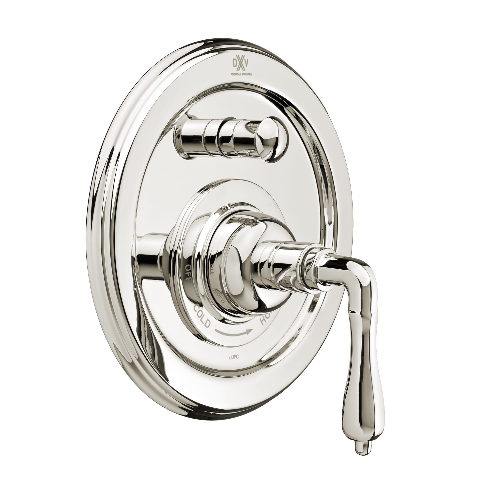 Pressure Balance Tub/Shower Valve Trim with Diveter and Lever Handle